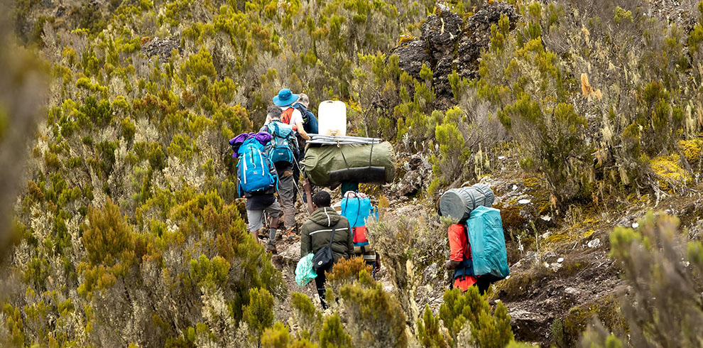 Kilimanjaro climb shira route